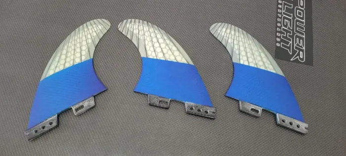 Jogo de quilhas FCS II - Performance - Fiberglass com honeycomb