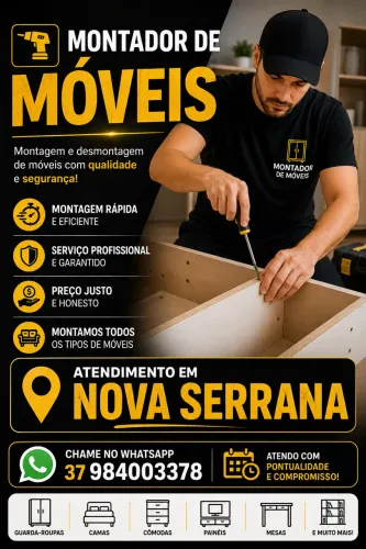Montador de Móveis - Nova Serrana