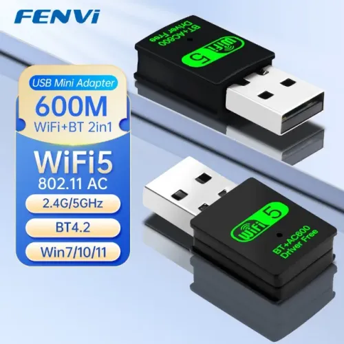 Fenvi 600mbps Wifi Adaptador USB Bluetooth 4.2 Dual Band 2.4g/5ghz 