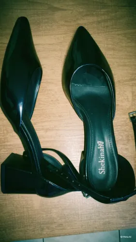 Sapato scarpin bloco 