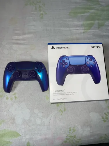 Controle dualsense roxo cromado 