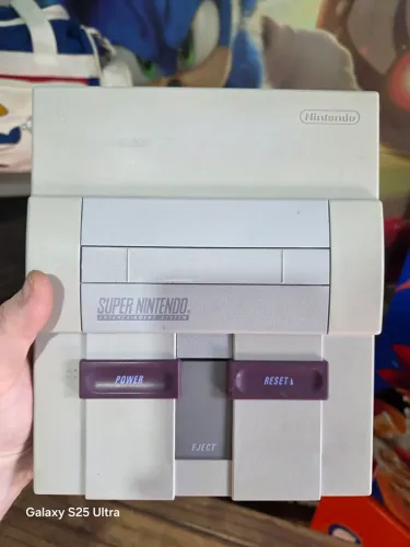 Super Nintendo Fat (SNS-001) - Com Defeito (Para Conserto ou Peças)