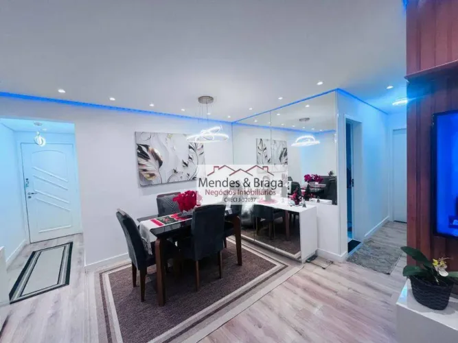Apartamento com 2 dormitórios à venda, 65 m² por R$ 535.000,00 - Vila Augusta - Guarulhos/