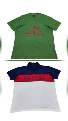 Kit 2 camisetas Adidas e Viv L'eroa