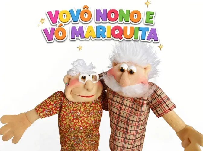 Fantoche vovô nono e vovó Mariquita