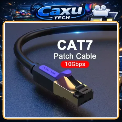 Cabo de Rede Cat7 Vention 10Gbps - Alta Velocidade RJ45 - 2 Metros