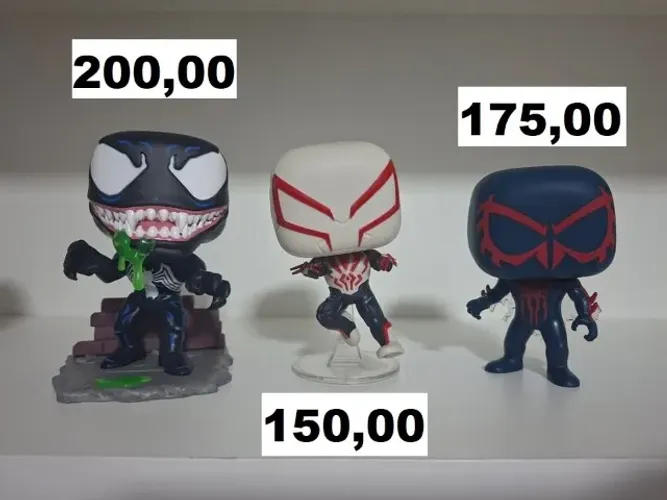Funko Lote Spider Man ( sem caixa)