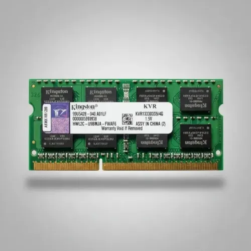 Memória RAM Original Kingston ValueRAM 4GB DDR3 PC3-10600 1333MHz KVR1333D3S9/4G Notebook
