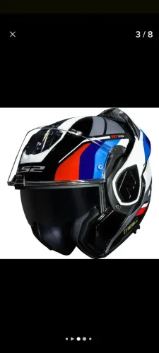Capacete LS2 Ff906 escamoteável 