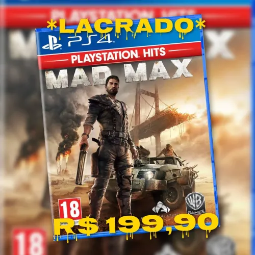 Mad Max - PS4 / PS5 - Lacrado