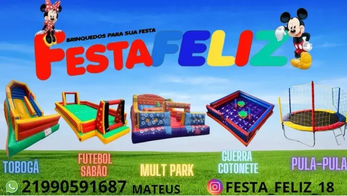 Locação de brinquedos infláveis