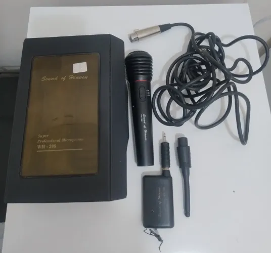 Microfone original em 308