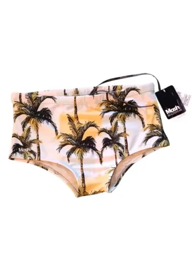 Sunga Mash. beach wear nova na etiqueta tamanho M estampa palmeiras
