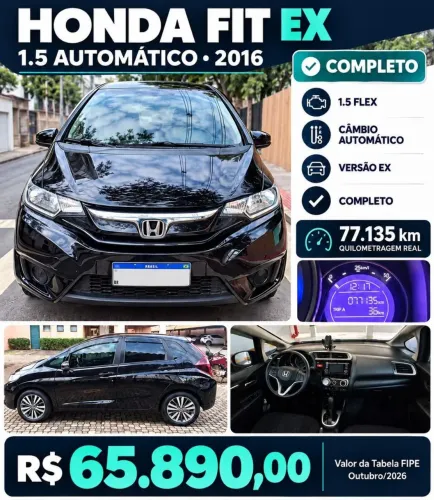 Honda Fit Ex/s/ex 1.5 Flex/flexone 16V 5P Aut. 2016