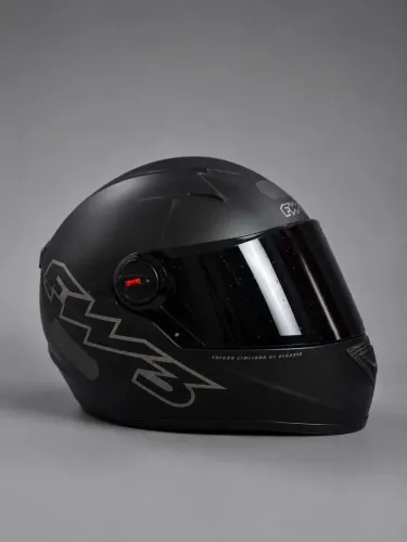 Capacete Fw3 Preto Tamanho 58