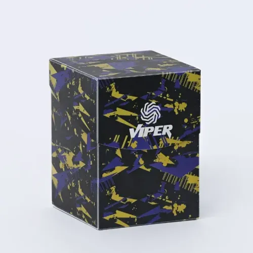 Deckbox Básica Viper PP 100+ Estampa Amarela e Roxa