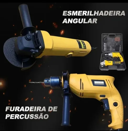 Kit parafusadeira e Esmerilhadeira 