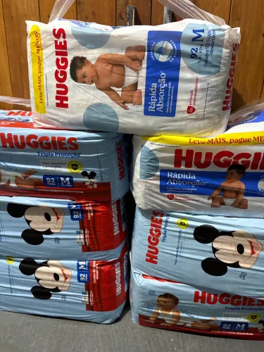 Fralda Huggies tamanho M