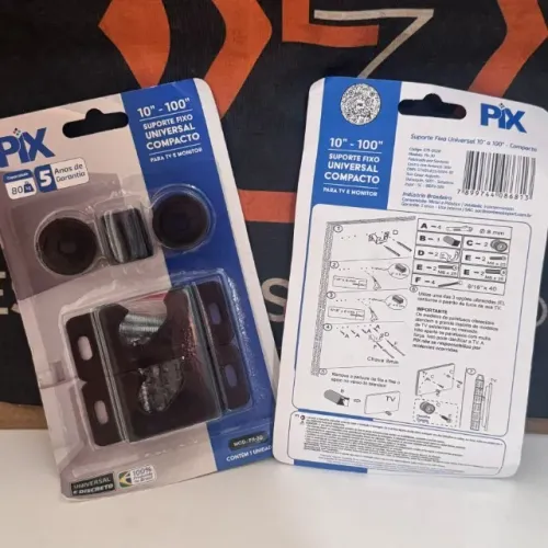 Suporte de parede para Tvs - Marca Pix - para TVS de 10 A 100 pol