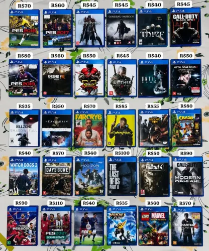 Vende-se jogos de ps4