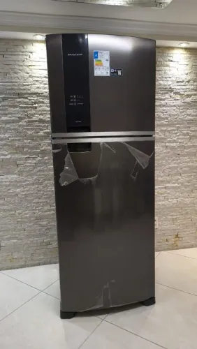 Geladeira Brastemp Black Inox