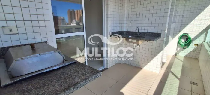Locação de Apartamento com Vista para o Mar no Boqueirão, 70 m², 2 Dormitórios- Sacada Gou