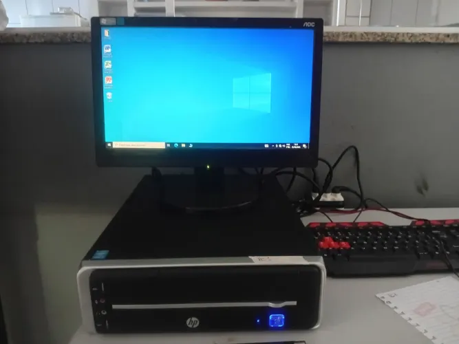 Computador HP Slim Core I3 4160 3,60Ghz, Memória 4gb, HD SSD Kingston 240gb *