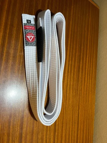 Faixa branca Gracie Barra tamanho A5