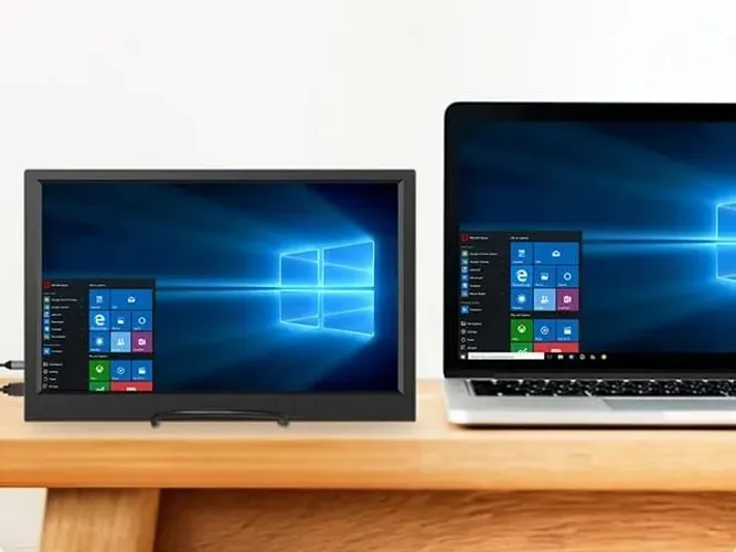 Monitor Portátil HDMI com USB, Tipo C
