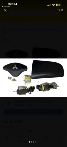 Airbag l200 triton/dakar 2007 a 2010