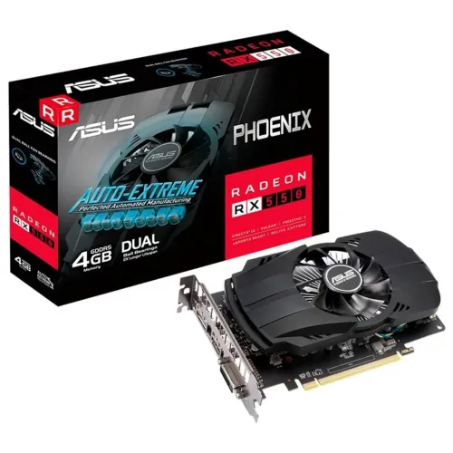 Placa de Vídeo ASUS Phoenix Radeon RX 550 4GB GDDR5
