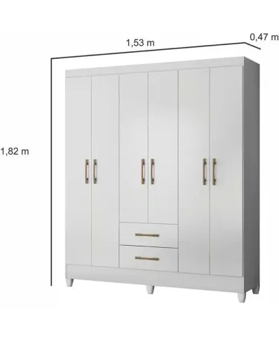Guarda roupa branco - entregamos hoje