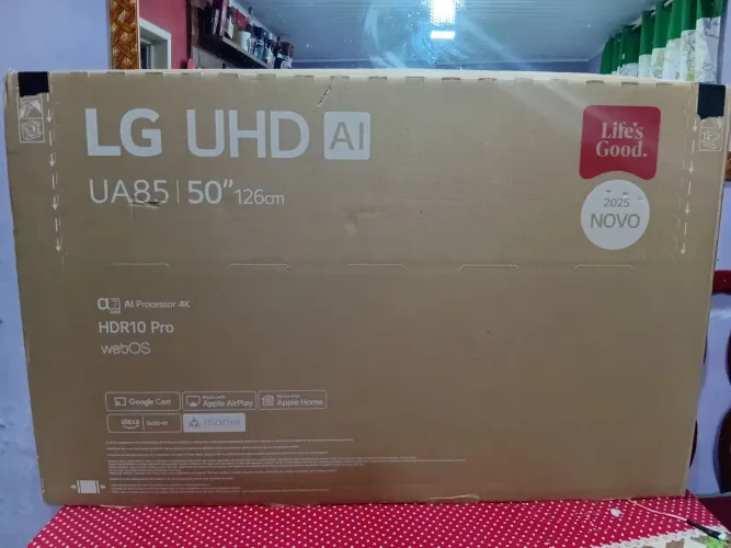 SMART TV LG 50 4K ZERADA NA CAIXA