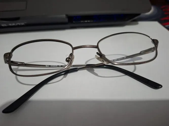 Óculos Ray-Ban RB1013T 3001 armação de titânio 44-17-125 bronze metálico (Infantil)