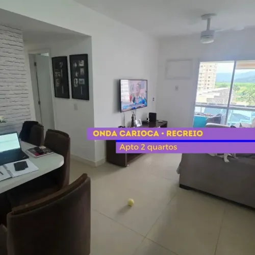 Recreio Condominio Onda Carioca apto 2 quartos sendo 1 suíte lazer completíssimo