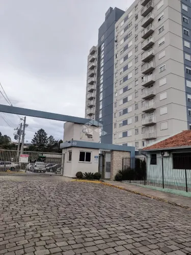 Apartamento mobiliado 02 dormitórios com sacada no Cidade nova