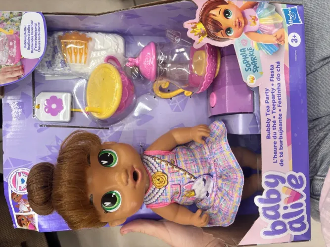 Boneca baby alive hora do chá