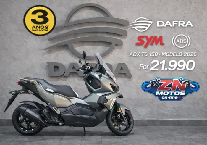 DAFRA ADX TG 150 ABS | 12 x SEM JUROS NO CARTÃO DE CRÉDITO