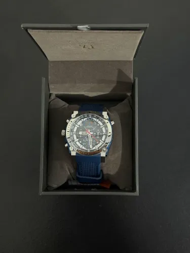 Relógio Bulova Precisionist 98B315 Chronograph 262kHz Ultra Precisão Ponteiro Contínuo