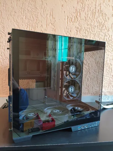 Kit Gabinete Mancer CV700L, 5 ventoinhas Lian Li sem argb e 2 cabos sleeved argb