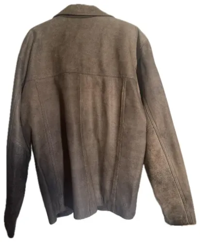 Blussão de Couro Legítimo Fosco