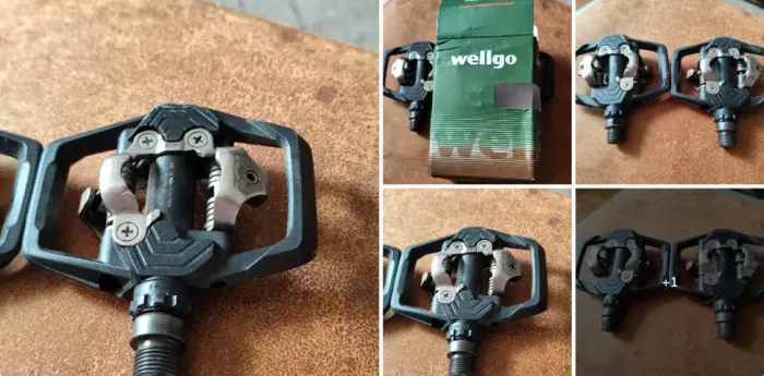 Pedal WellGo clip bicicleta em ótimo estado
