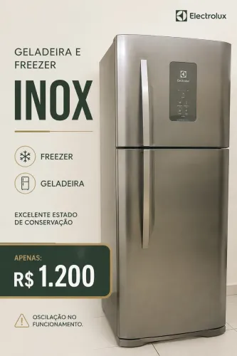 GELADEIRA E FREEZER ELECTROLUX