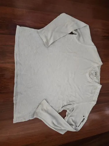 Blusa Manga longa bege Tam.XXL