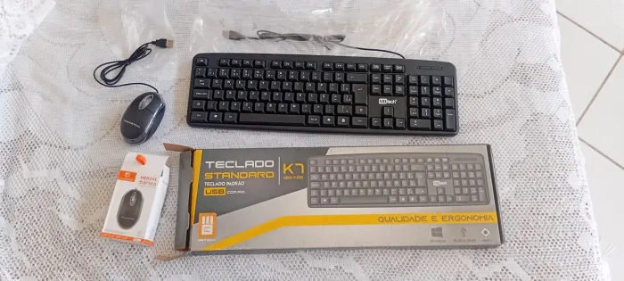 Kit teclado e mouse 