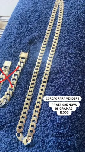 Cordão de Prata italiana 925