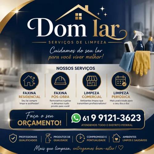 Serviço de faxina por todo o DF e entorno diarista faxineira 