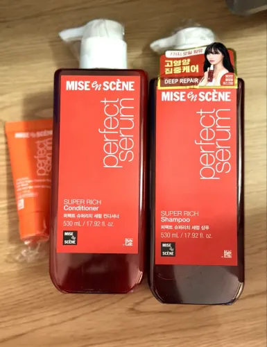Shampoo e condicionar MISE en SCÈNE perfect serum
