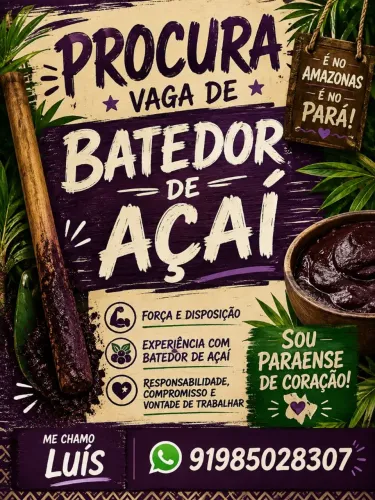 Batedor de açaí