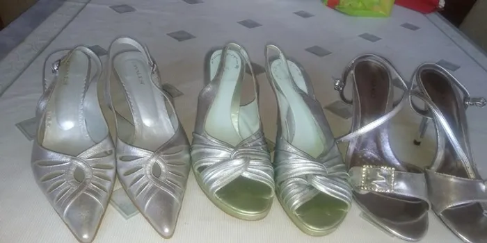 SANDÁLIAS PRATEADAS NR37